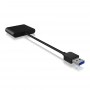 ICY BOX | IB-CR301-U3 USB 3.0 Zewnętrzny czytnik kart | USB 3.0 Typ-A | 3 x gniazdo czytnika kart: CF, SD, microSD - 4